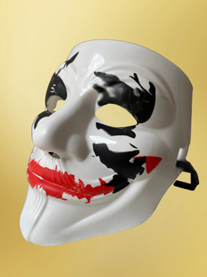 EDB Unique Joker Vendetta Hacker Anonymous Party Halloween Comic Face Mask Party Mask(Multicolor, Pack of 3)