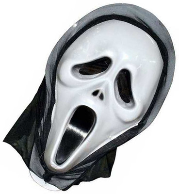 PTCMart mask Scream Ghost Lightweight & child-friendly party mask for Kids & Adults Party Mask(Multicolor, Pack of 1)