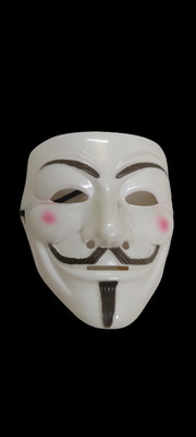 PK Collection MASK FOR PARTY Decorative Mask(White, Pack of 1)