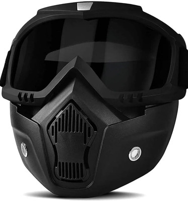 KKK Goggle Mask -UV Protective Face & Eyewear Windproof Dirt Shield Decorative Mask(Black, Pack of 1)