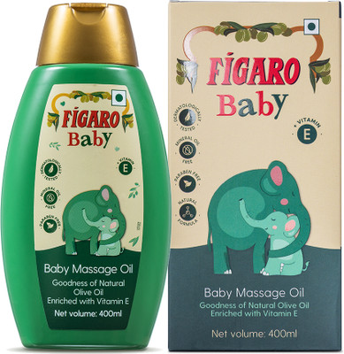 FIGARO Massage Oil with Goodness of Olive oil(400 ml)