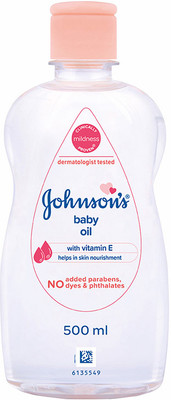 JOHNSON'S Baby Oil with Vitamin E(500 ml)