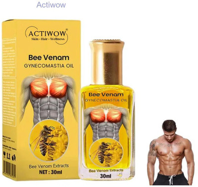 ACTIWOW Bee Venom Gynecomastia Oil For Gym Relief Routine(30 ml)