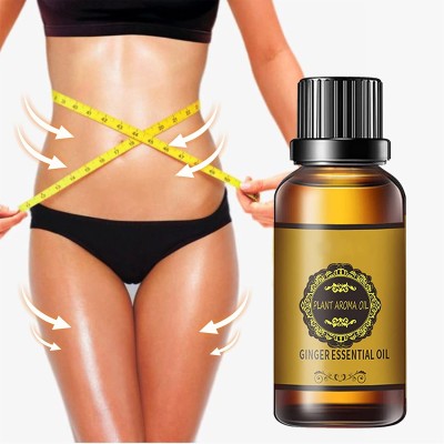 Oraya Tummy Ginger Oil for Belly Drainage oil for Belly Fat Reduction for Weight Loss-(30 ml)