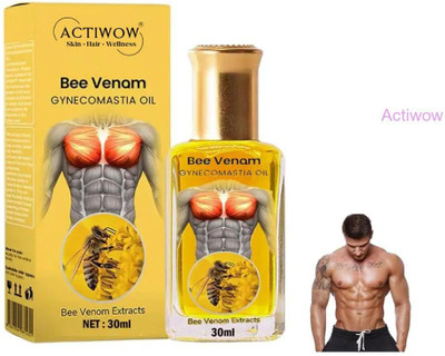 ACTIWOW Bee Venom Gynecomastia Oil For Badminton Shoulder Support(30 ml)