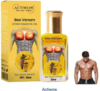 ACTIWOW Bee Venom Gynecomastia Oil For Burpees Burnout Recovery(30 ml)