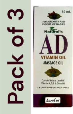 lemfor ad oil contain natural level of olive oil for growth of babies(240 ml)