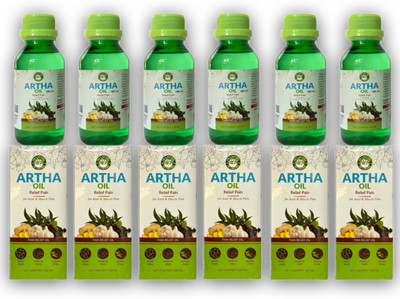 Vaidhya Ayurvedic Artha Pain Relief Oil 100ml (Pack Of 6) Liquid (100ml x 6) Liquid(6 x 100 ml)