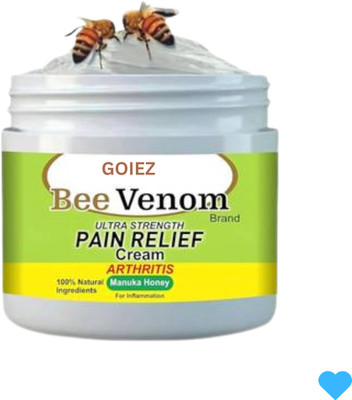 GOIEZ Bee Venom Fast Action Pain Cream For Back, Knee & Elbow Relief (100 Gm)(100 g)