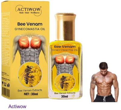 ACTIWOW Bee Venom Gynecomastia Oil For ComFortable Night Relief(30 ml)