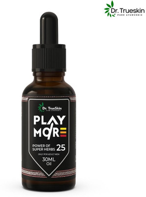 Dr.trueskin Play More Massage Oil for Vitality Boost with Fast Absorption - Tulsi(30 ml)