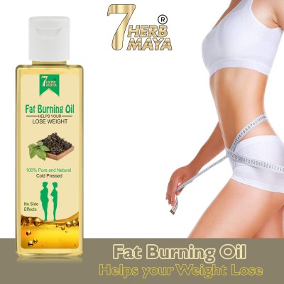 7Herbmaya Fat Burning Oil | Fat Loss Oil| Weight Loss Oil| Belly Fat Reduce Oil | Slim Oil(200 ml)
