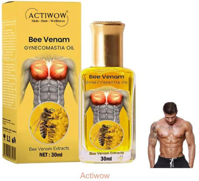 ACTIWOW Bee Venom Gynecomastia Oil For Football Linebacker Recovery(30 ml)