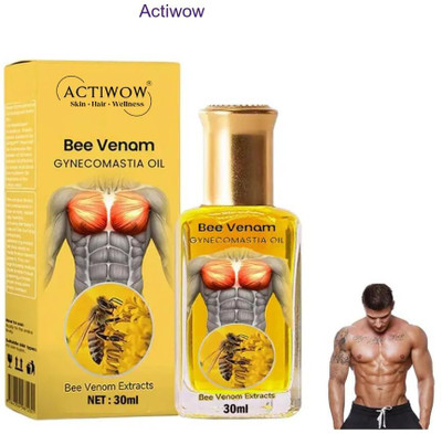 ACTIWOW Bee Venom Gynecomastia Oil For Backpacking Trip Recovery(30 ml)