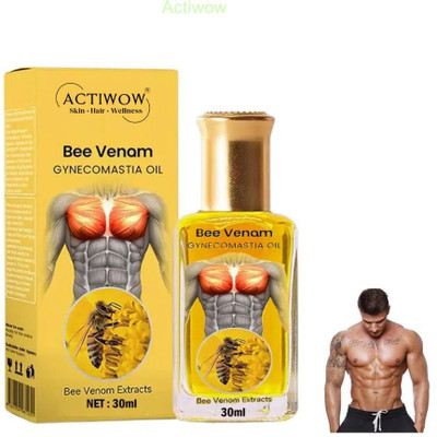 ACTIWOW Bee Venom Gynecomastia Oil For Joint Flexibility Support(30 ml)