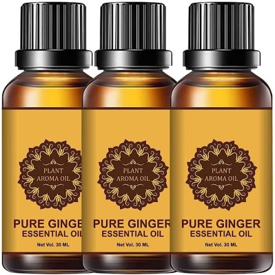 Loyesta 7x Fast Fat Loss Ginger Oil Weight Loss Ginger Fat Loss Lymphatic Drainage Oil(90 ml)