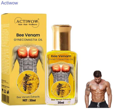 ACTIWOW Bee Venom Gynecomastia Oil For Recovery After Sled Pulls(30 ml)