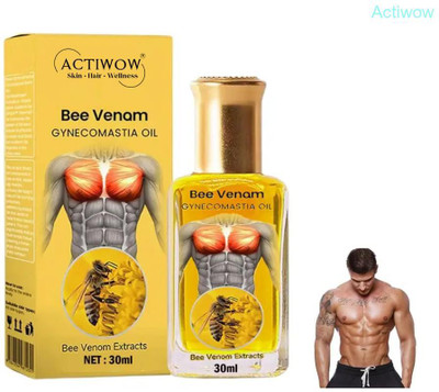 ACTIWOW Bee Venom Gynecomastia Oil For Aging Muscle Support(30 ml)