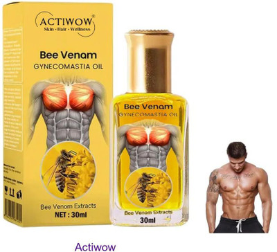 ACTIWOW Bee Venom Gynecomastia Oil For Coach Recommended Recovery(30 ml)