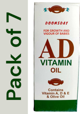 DOOMSDAY for growth of babies ad vitamin baby massage oil contains vitamin a d e(700 ml)