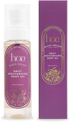 house of ayurveda Black Orchid Daily Nourishing Body Oil 100ml | Hydrating & Repair(100 ml)