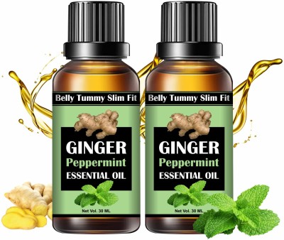 Mexmy Ginger Anti Cellulite Massage Oil Skin Tightening Slim Oil For Thighs Belly Oil(60 ml)