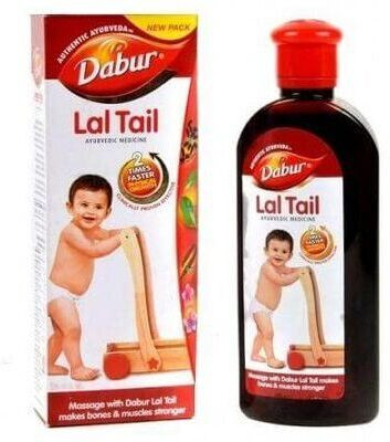 Dabur Lal Tail : Ayurvedic Baby Massage Oil – 100ml(100 ml)