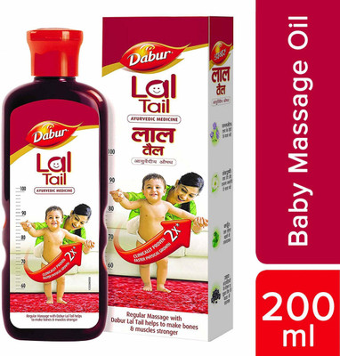 Dabur Ayurvedic Baby Massage Lal Tail 200ml(200 ml)