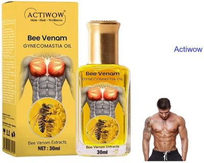 ACTIWOW Bee Venom Gynecomastia Oil For Rapid Muscle ComFort(30 ml)