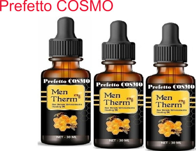 Prefetto COSMO Bee Venom Heat Oil for Men 30ml Pack of 3(90 ml)