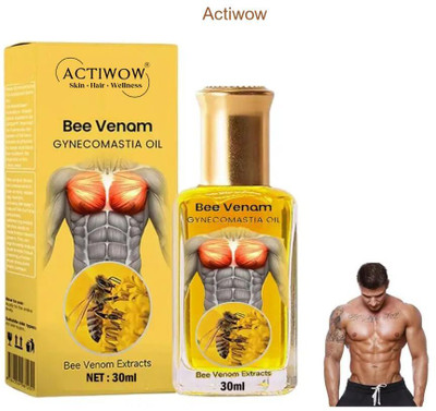 ACTIWOW Bee Venom Gynecomastia Oil For Athletic Burn Recovery(30 ml)