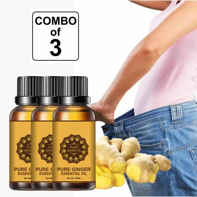 EXOMOON Tummy Fat Burner Ginger Oil Weight Loss Ginger Oil For Women Slim Ginger Oil(30 ml)