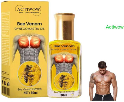 ACTIWOW Bee Venom Gynecomastia Oil For Daily Warmup Ritual(30 ml)
