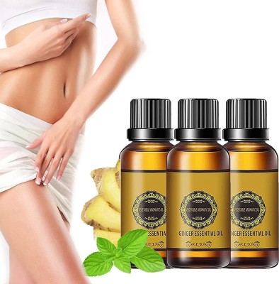 Bon Austin Belly Drainage Tummy Cut Ginger Massage oil Pack of 3 of 30 ML(90 ML)(90 ml)