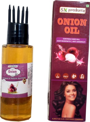 SK ProductS Onion Oil | Benefit For Strength Anti Dandruff | Anti Hair Fall Control(240 ml)