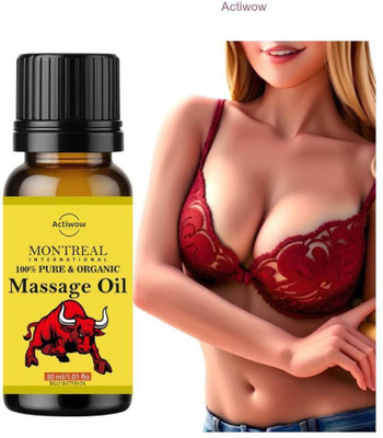ACTIWOW Breast Massage Oil with Fast-Acting Glow Formula(30 ml)