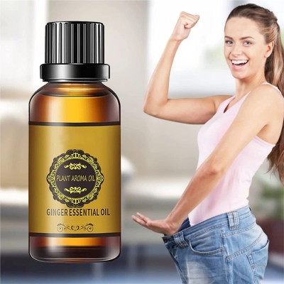 Oraya Belly Drainage Ginger Essential Oil Plant Aroma Oil, Slimming Tummy Ginger Oil(30 ml)