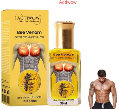 ACTIWOW Bee Venom Gynecomastia Oil For Long-Term Pain Relief(30 ml)