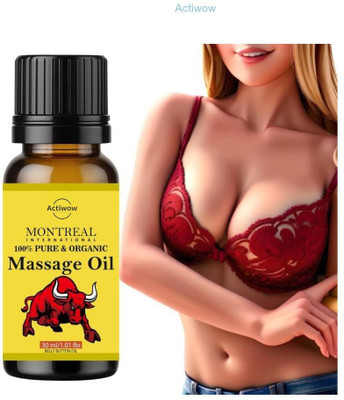 ACTIWOW Breast Massage Oil for Long-Lasting Skin Glow and Support(30 ml)