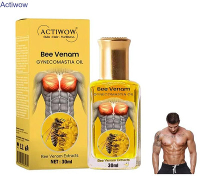 ACTIWOW Bee Venom Gynecomastia Oil For Arm Curl Burnout Relief(30 ml)
