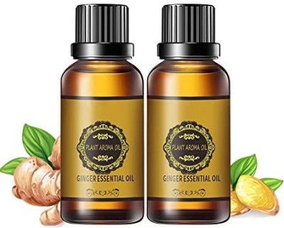 Donnara Organics Belly Drainage Tummy Cut Ginger Massage oil Pack of 2 30 ML(60 ML)(60 ml)