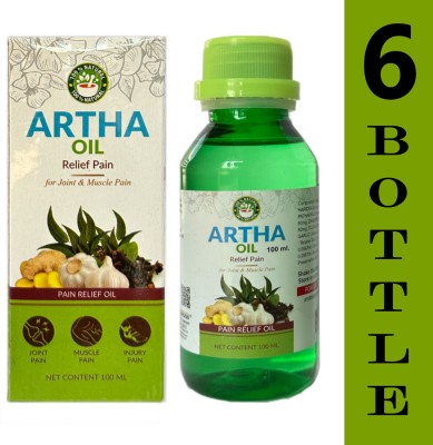 Quickbits Ayurvedic Artha Pain Relief Oil (pack of 6 * Liquid(6 x 16.67 ml)