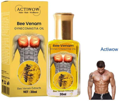 ACTIWOW Bee Venom Gynecomastia Oil For Shoulder Tension Release(30 ml)
