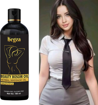 Hegza Herbal Breast Massage Oil | Natural Bust Firming & Uplifting Oil for Women(100 ml)