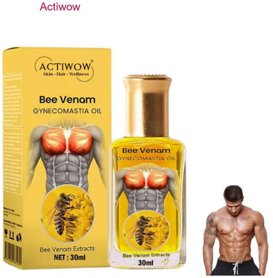 ACTIWOW Bee Venom Gynecomastia Oil For Football Tryout Warm Routine(30 ml)