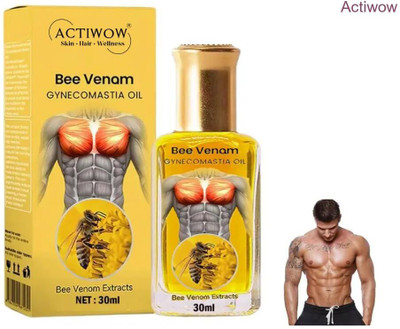 ACTIWOW Bee Venom Gynecomastia Oil For Calf Raise Day Recovery(30 ml)