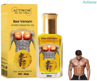 ACTIWOW Bee Venom Gynecomastia Oil For DOMS Pain Recovery(30 ml)