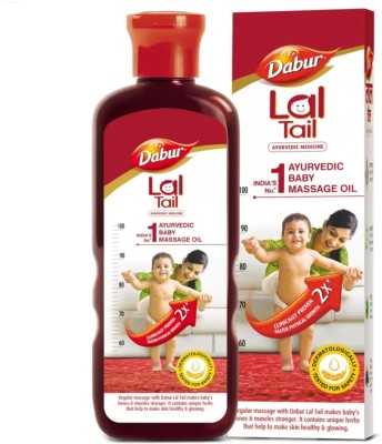 Dabur Lal Tail - Ayurvedic Baby Oil - Clinically Tested 2 X Faster Physical Growth(100 ml)