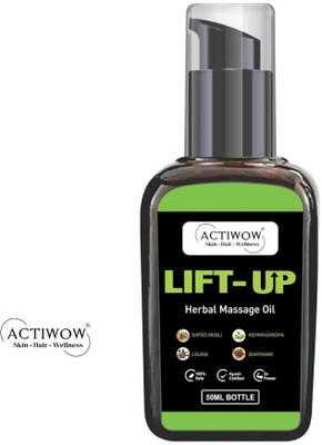 ACTIWOW Lift-up Herbal Massage Oil for Sensual Massage with Invigorating Touch - Euca...(50 ml)