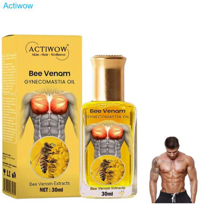 ACTIWOW Bee Venom Gynecomastia Oil For Track Athlete Recovery(30 ml)